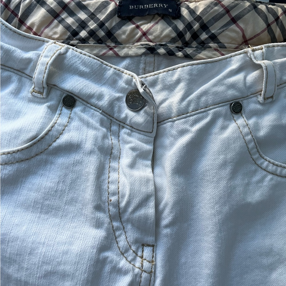 Burberry Boy’s white jeans